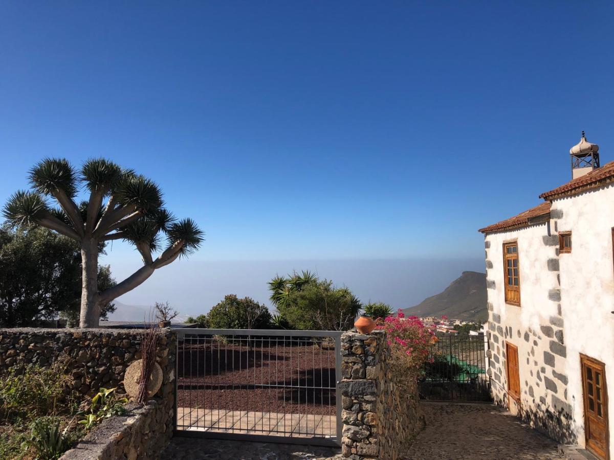 Historic Canarian House, Private Heated Infinity Pool, Bbq, Wifi + Panoramic Ocean Views 阿罗纳 外观 照片
