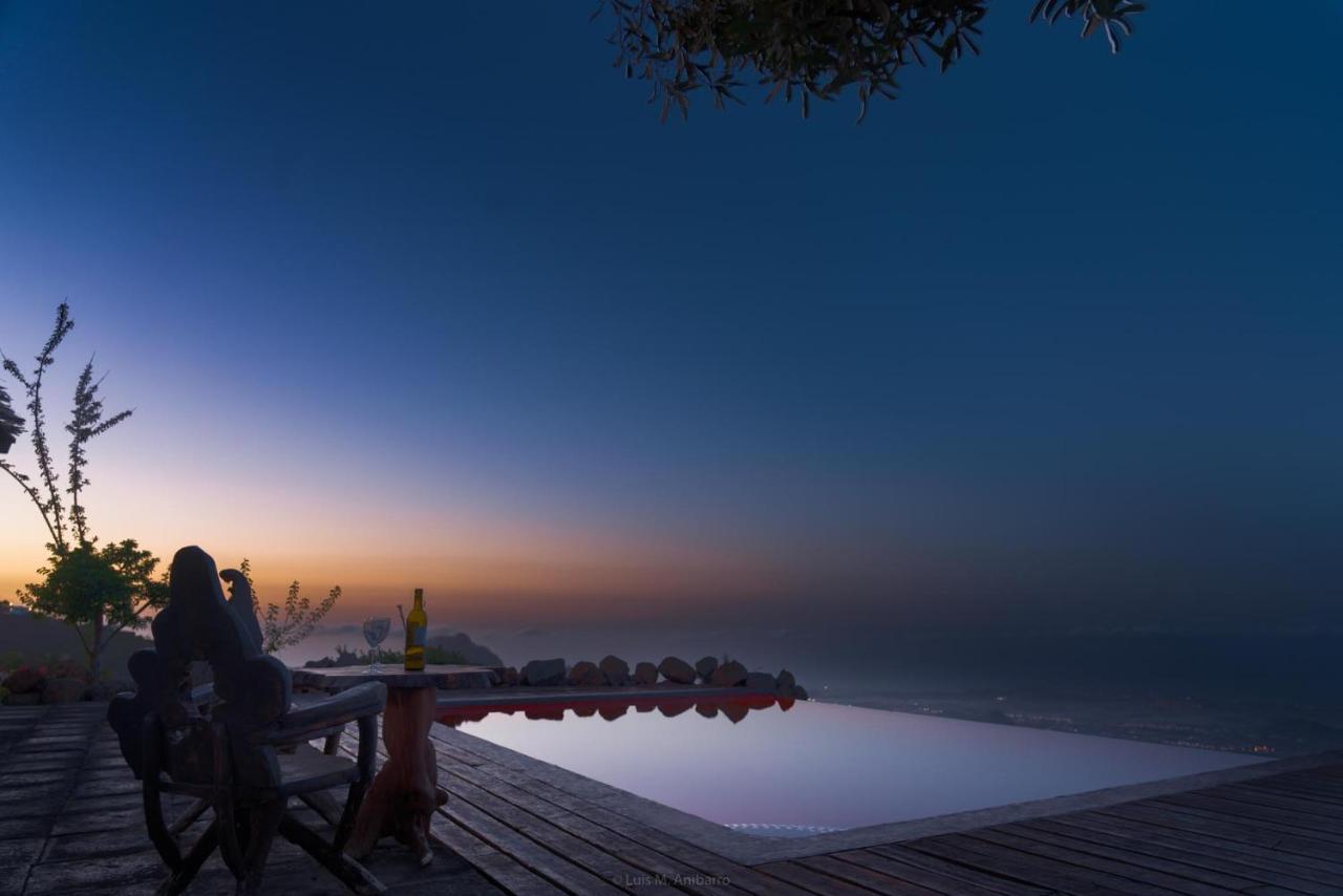 Historic Canarian House, Private Heated Infinity Pool, Bbq, Wifi + Panoramic Ocean Views 阿罗纳 外观 照片